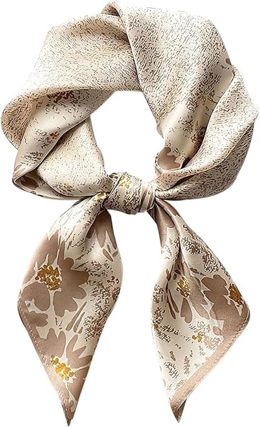 Satijnen hoofddoek voor dames, lichtgewicht en stijlvol, kan gebruikt worden als sjaal, haaraccessoire of nekwarmer. Een zijden slaapsjaal, perfect als Valentijnsdag- of Thanksgiving-cadeau voor moeder of geliefde.