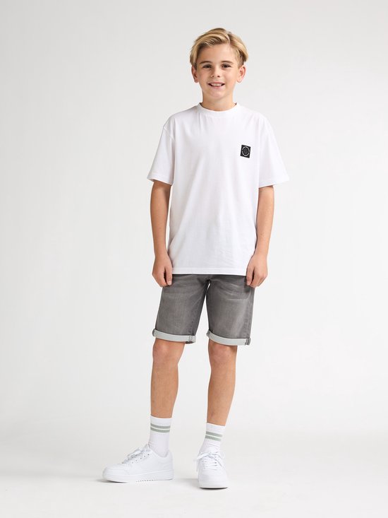 Petrol Industries - Jongens Jersey T-shirt Saguaro - Wit - Maat 140
