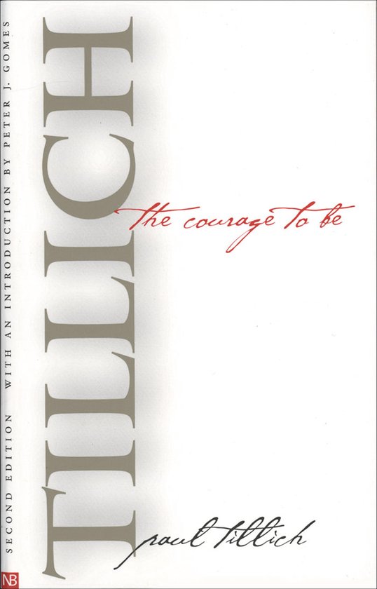 The Terry Lectures Series - The Courage to Be - cover