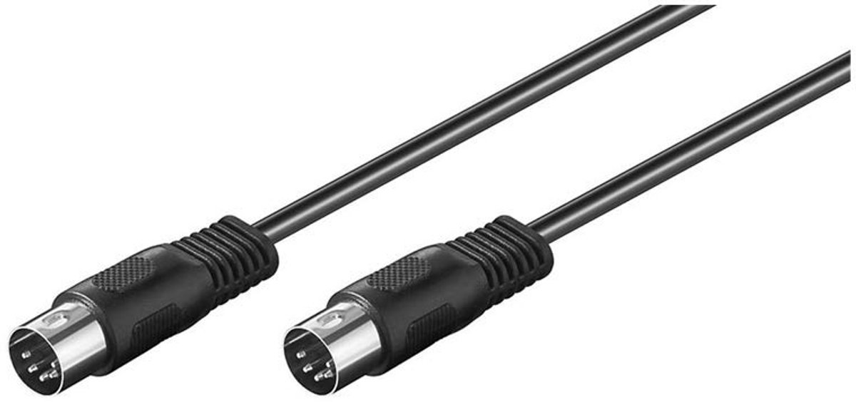 Stereo Audio Verbindingskabel DIN 5-pins naar DIN 5-pins Afgeschermd 1.5 Meter