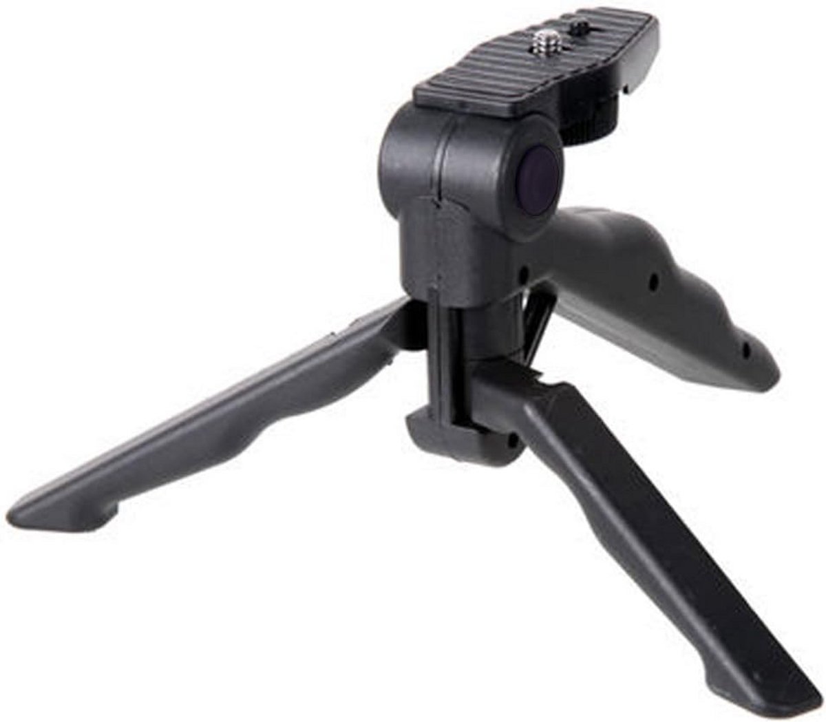 Opvouwbaar Mini Statief voor Compactcamera's en Smartphones - Ook als Handgreep