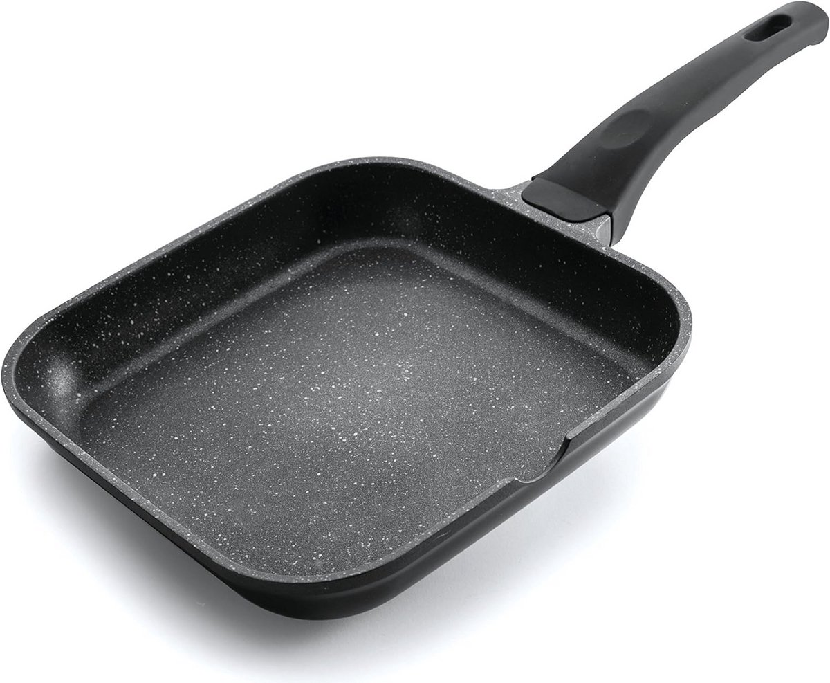 Vierkante Grillpan Steencoat 28x28 cm voor Alle Fornuizen