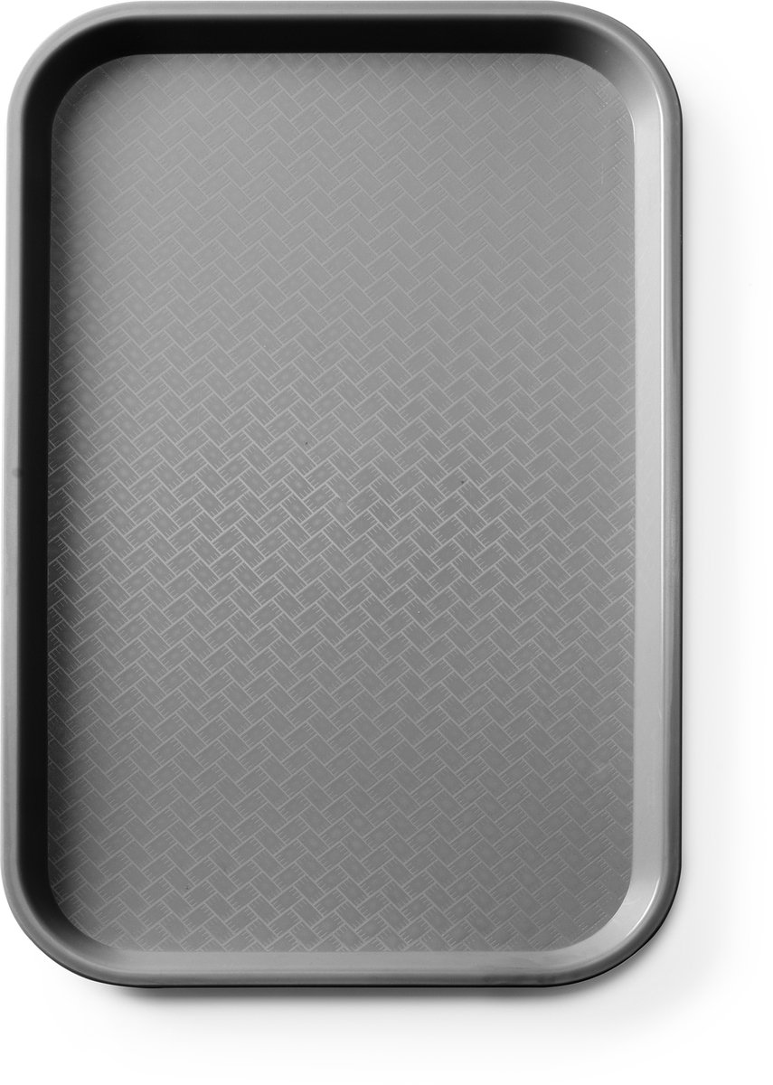 Amerbox - Dienblad voor fastfood - polypropyleen - GN 1/1 -530x325x(H)20 - Zwart