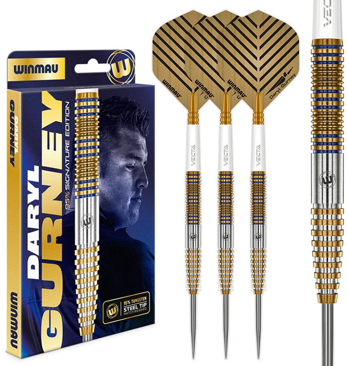Winmau Daryl Gurney Signature Edition 95% - Dartpijlen