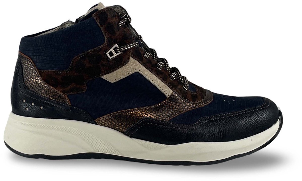 Durea 9778 Sneaker Zwart/Donkerblauw K