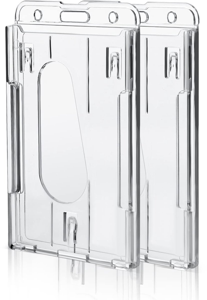 IMPERATORIS® Badgehouder - Pashouder Soft - ID Cardhouder - Waterdicht - Ideaal voor School, Universiteit en Kantoor - 2 Stuks