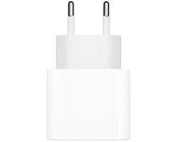 Apple 20W Power adapter - USB-C aansluiting - Snellader iPhone - Wit