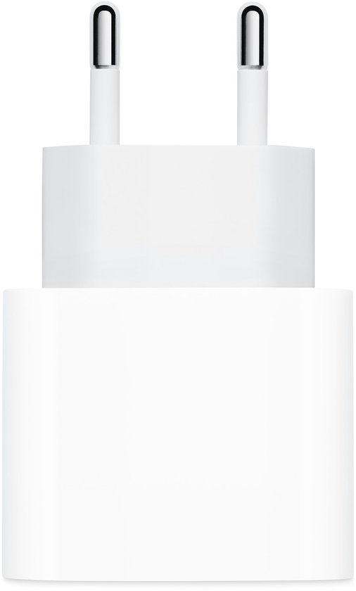 Apple 20W Power adapter - USB-C aansluiting - Snellader iPhone - Wit