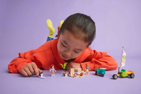 LEGO Friends Surf et scooter s'amusent avec les chiens - 42641
