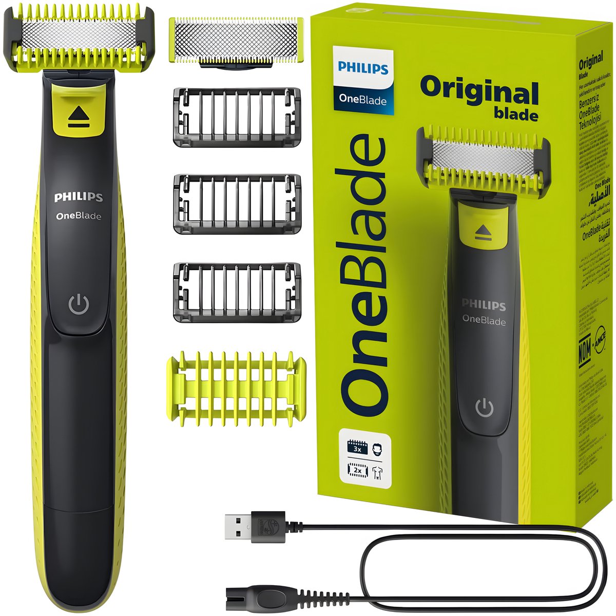 Philips OneBlade QP2824/10 Hybride Trimmer met 2 Mesjes - Philips - €44,90
