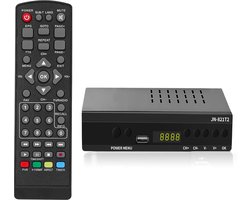 Digitale HD Terrestrische TV-Tuner DVB-T2 H.265 HEVC Ontvanger met PVR en Afstandsbediening
