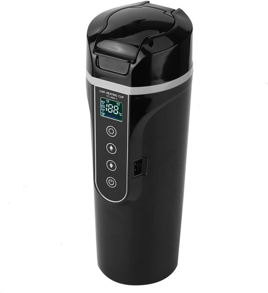 12V Elektrische Waterkoker RVS voor Auto en Thuis - Temperatuurregeling