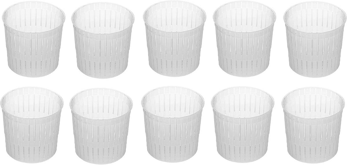 Set van 10 Vormpjes voor Zachte Kaas, Ricotta en Kwark (5x5cm)