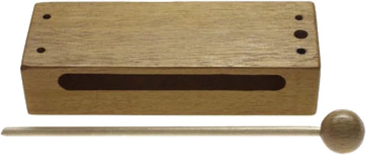 Houten Blok met Klem Klein Muziekinstrument percussie