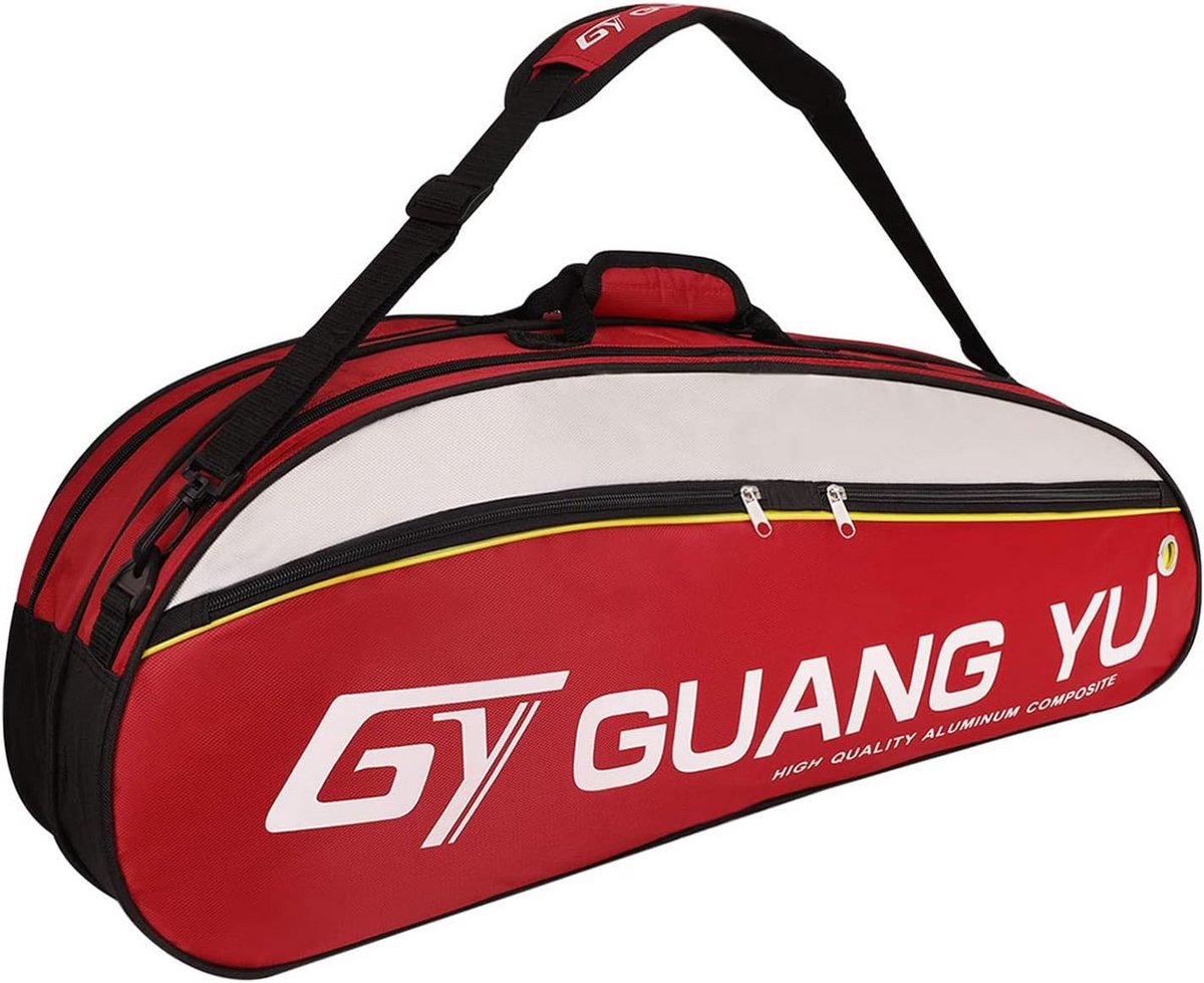Grote Sporttas voor Badminton en Tennis Rackets - Duurzame Schoudertas voor 6 Rackets en Sportspullen