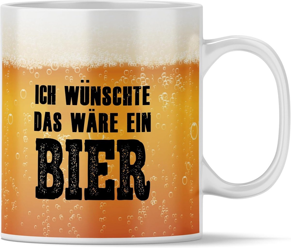 Grappige Mok met Duitse Tekst voor Bierliefhebbers - Cadeau voor Vaderdag of Verjaardag