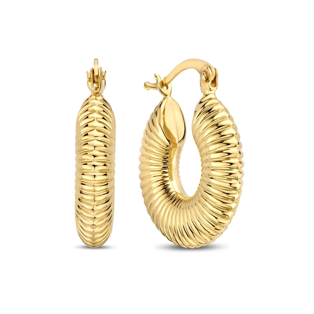 Isabel Bernard Rivoli Melissa 14 karaat gouden oorringen IB360277
