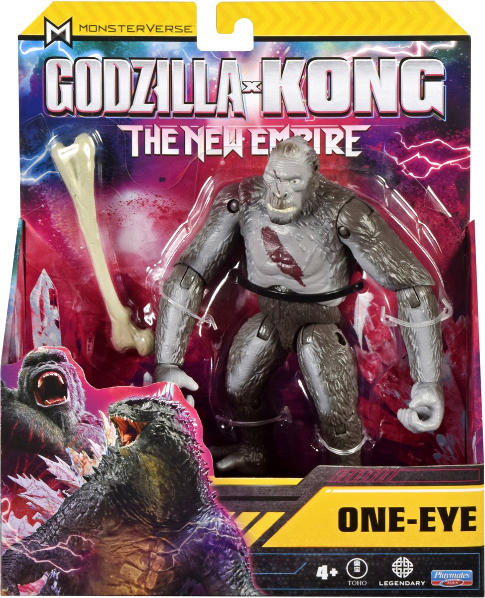 Playmates Godzilla x Kong: The New Empire Action Figure One Eye 15 cm Action Figuur