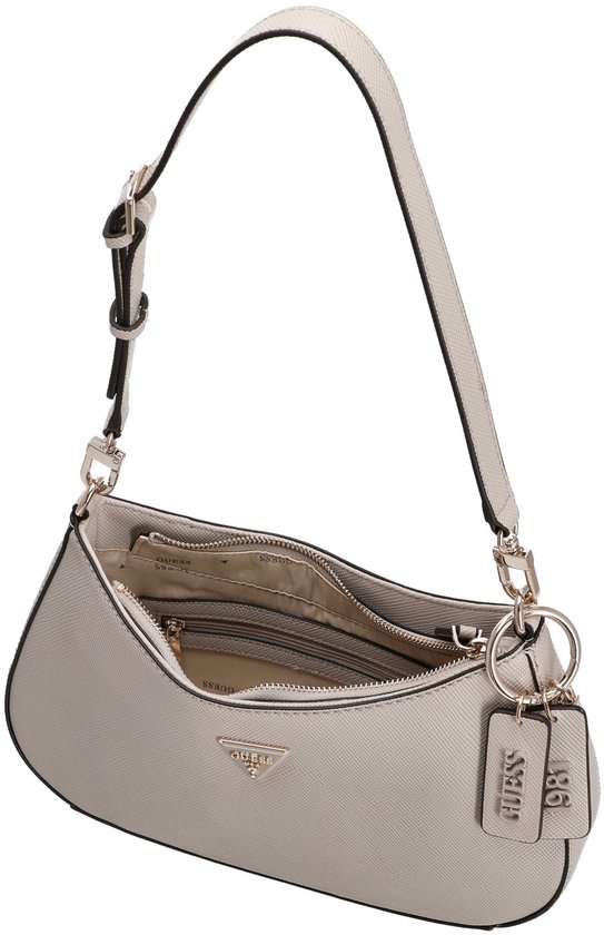 GUESS sac à épaule Noelle II Top Zip Shoulder Bag Taupe