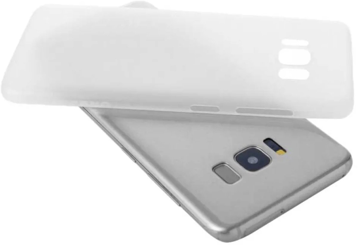 Tucano Nuvola Samsung Galaxy S8 Plus Silicone Telefoonhoesje Wit