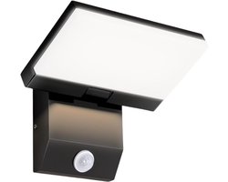 Merkloos Buitenlamp met Bewegingssensor - Wandlamp Buiten - Tuinverlichting - Zwart