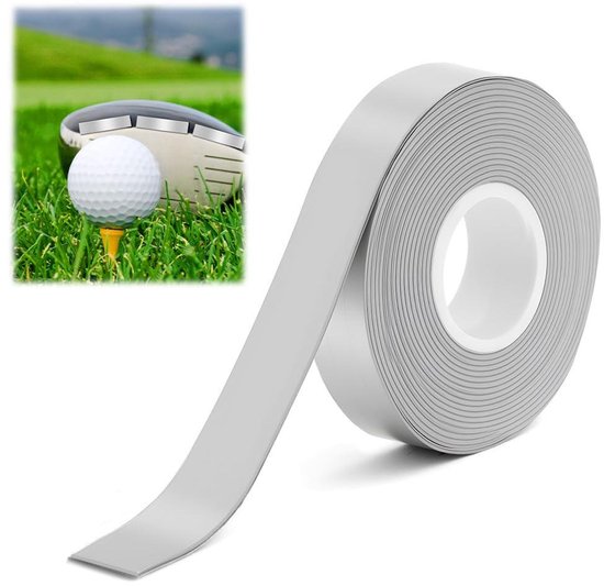 Zelfklevend loodband voor golfclubs, tennisrackets en badminton - 1,27 x 254 cm - 2 g per inch - golf tape - hoge kwaliteit en eenvoudig te snijden. — afbeelding 2