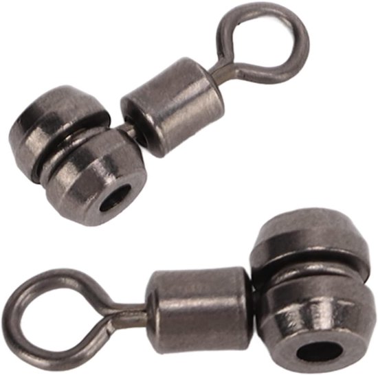 3 Way Barrel Swivels - Fishing Tackle - 10pcs Fishing Connector - Catfish Rig Swivels - Surf Fishing Rig - 3 Way Rigs - Saltwater Freshwater Drifting Trolling Tackle — afbeelding 2