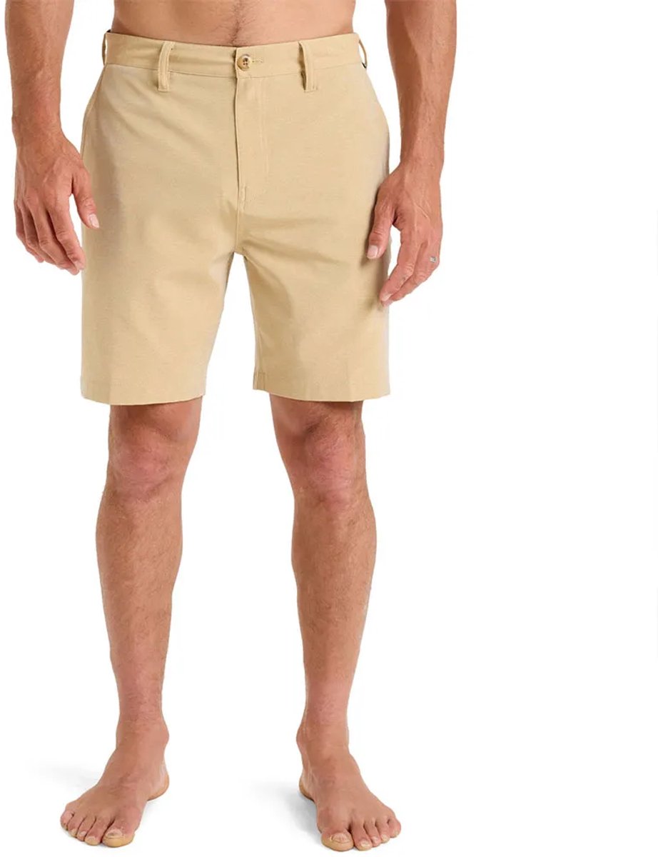 Quiksilver Hybrid Union Heather Amph 19´´ Korte Broek 33 Man Khaki