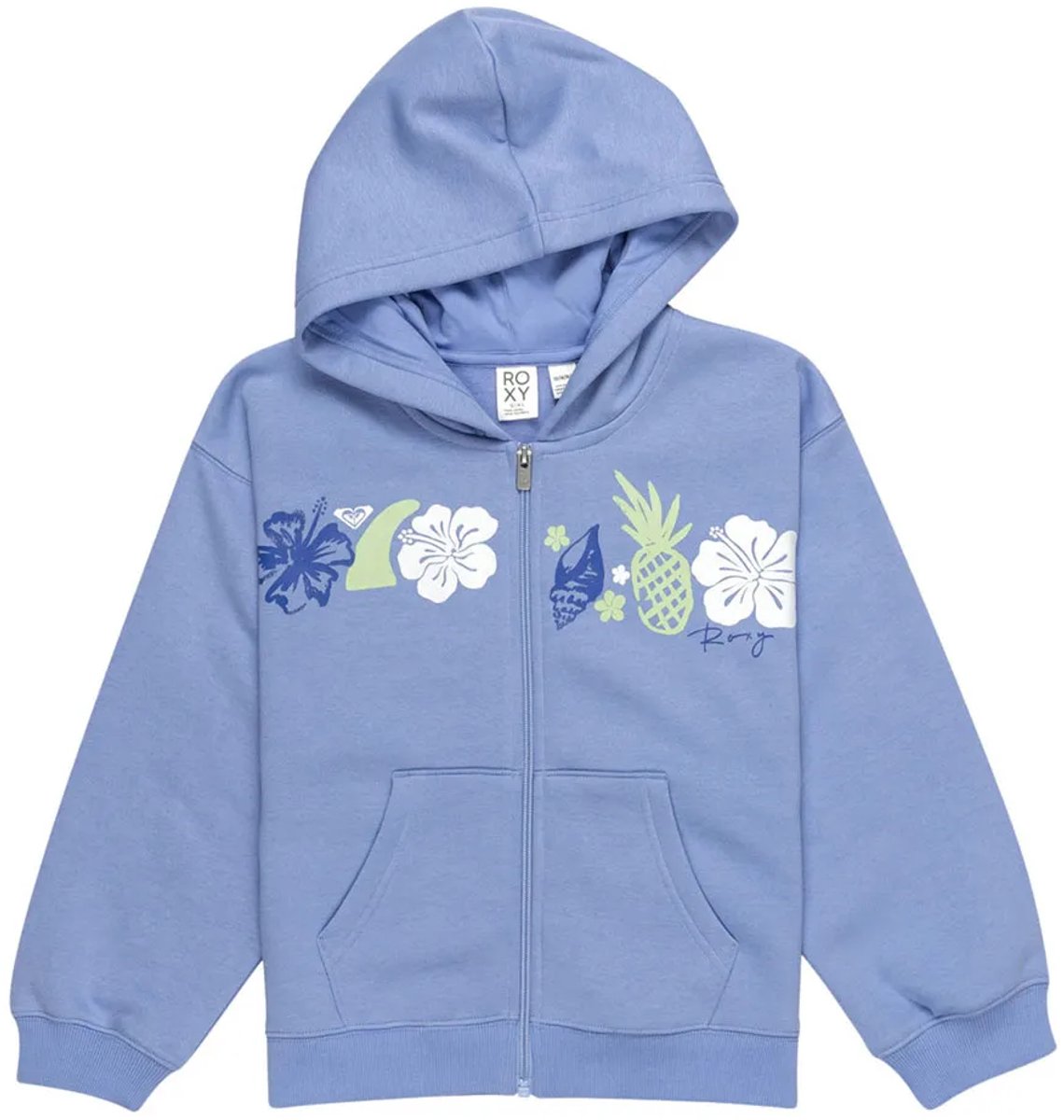 Roxy Midnight Hike Sweatshirt Met Rits 14 Years Meisje Grapemist