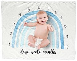 Gepersonaliseerde babydeken voor jongens en meisjes - ideale geboorte- en babyshower cadeau