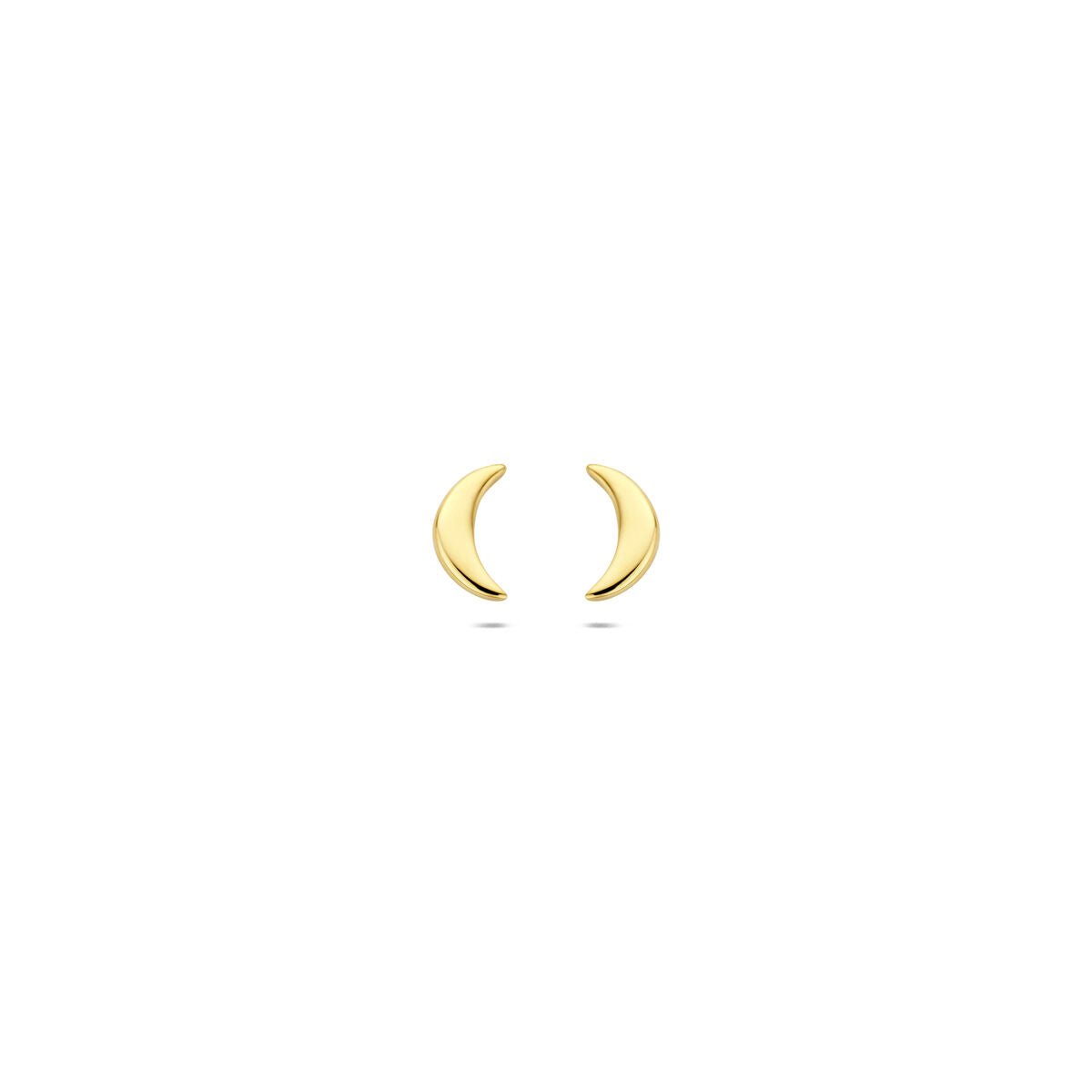 14K Geelgouden oorknoppen maan 5,5 mm - 4035422