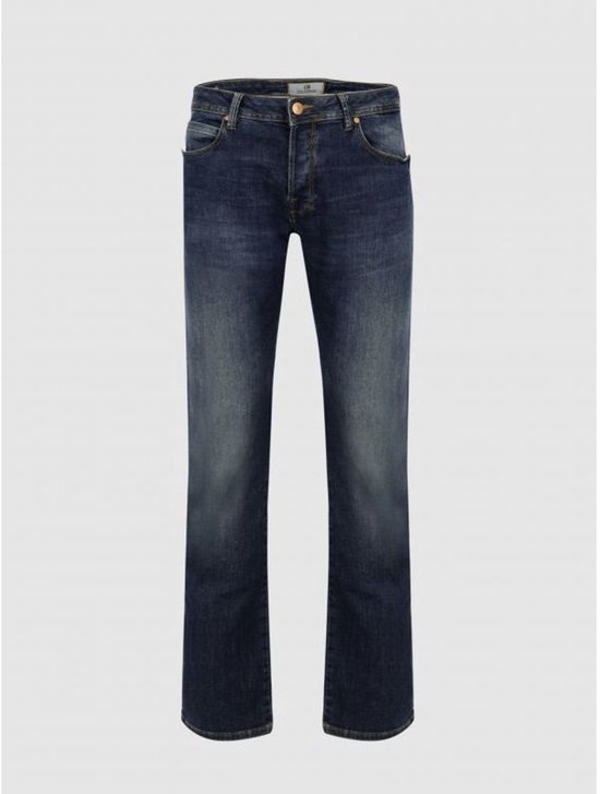 LTB Jeans Roden Heren Straight Jean - Donkerblauw - Lane Wash