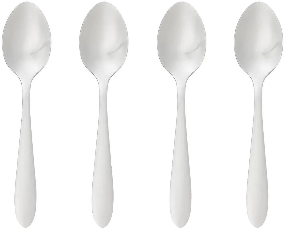 Secret de Gourmet Nevis koffie/thee lepels - 16x stuks - RVS - 14,5 cm - vaatwasserbestendig