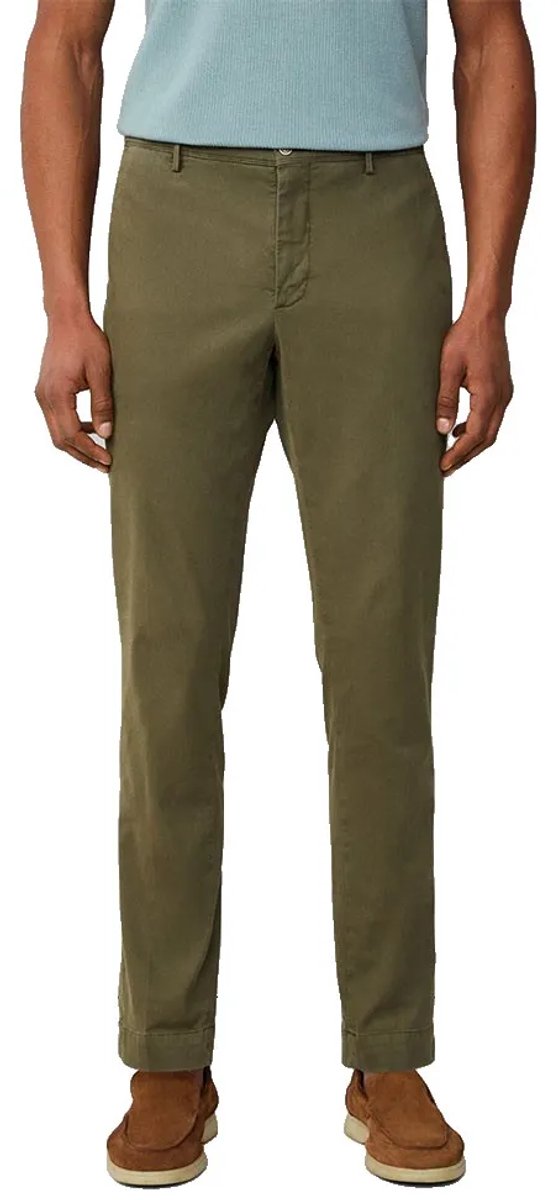 Hackett Texture Chino Broek Groen 32 / 32 Man