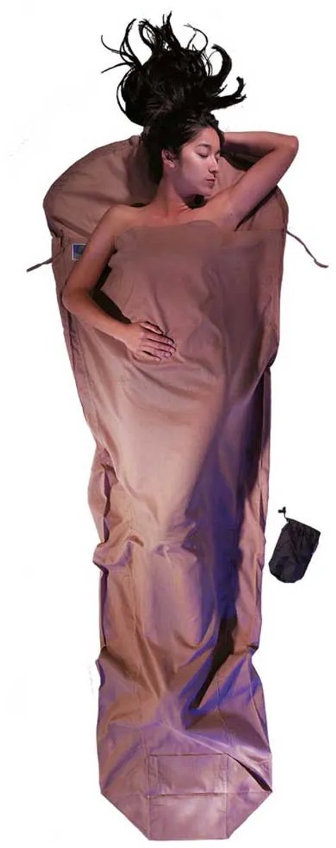 Cocoon Mummyliner - Lakenzak - Egyptisch Katoen - Khaki van Cocoon — afbeelding 5