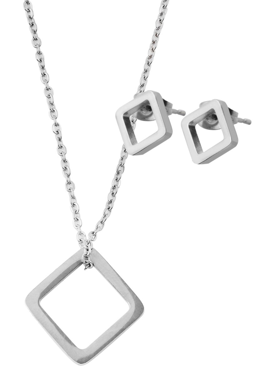 AKZENT Akzent dames sieradenset Vilma "Vilma" sieradenset van roestvrij staal - ketting met hanger &