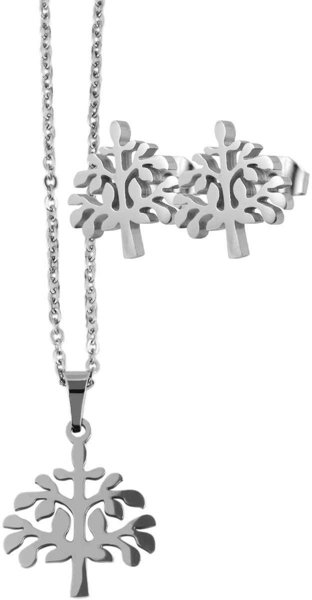 AKZENT Akzent dames sieradenset Behain Akzent sieradenset van roestvrij staal (ketting met hanger &
