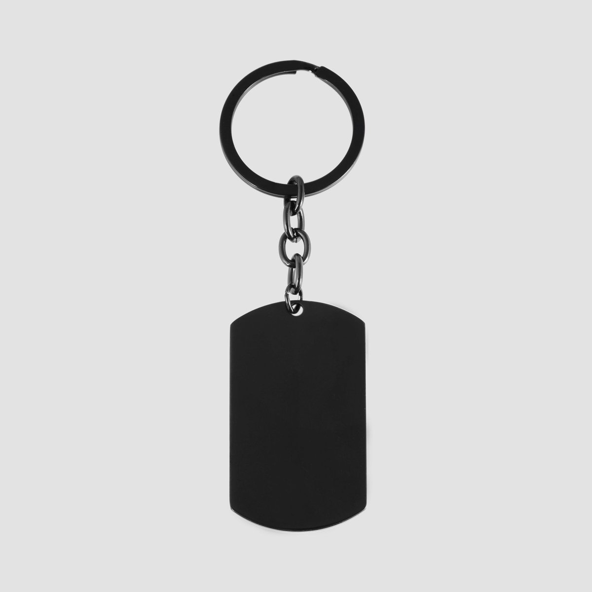 AKZENT Akzent Unisex Sleutelhanger Pelle Akzent roestvrijstalen sleutelhanger om te graveren