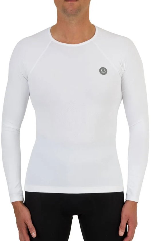 AGU Base Layer LS - Thermoshirt - Ondershirt - Unisex - Wit - XXL - Naadloos - Ademend - Sneldrogend - Polygiene techniek — afbeelding 3