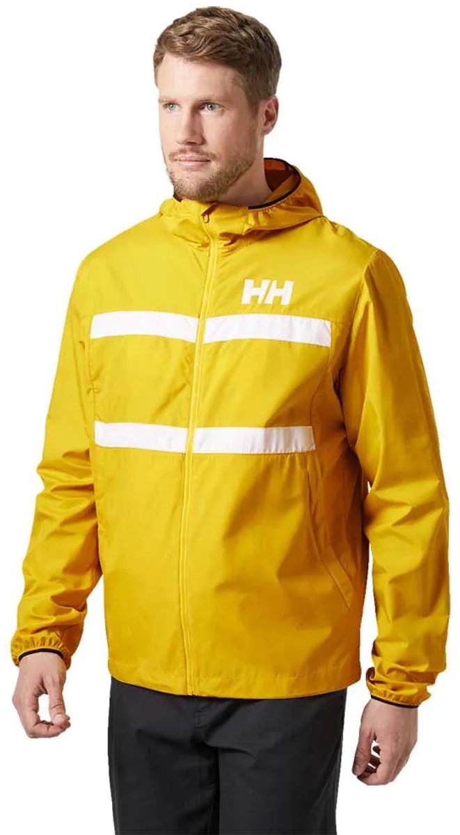 Helly Hansen Salt Striped Windjack Geel XL Man