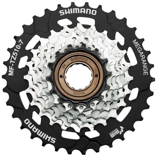 Freewheel 7 speed Shimano MF-TZ510 14-28T — afbeelding 4