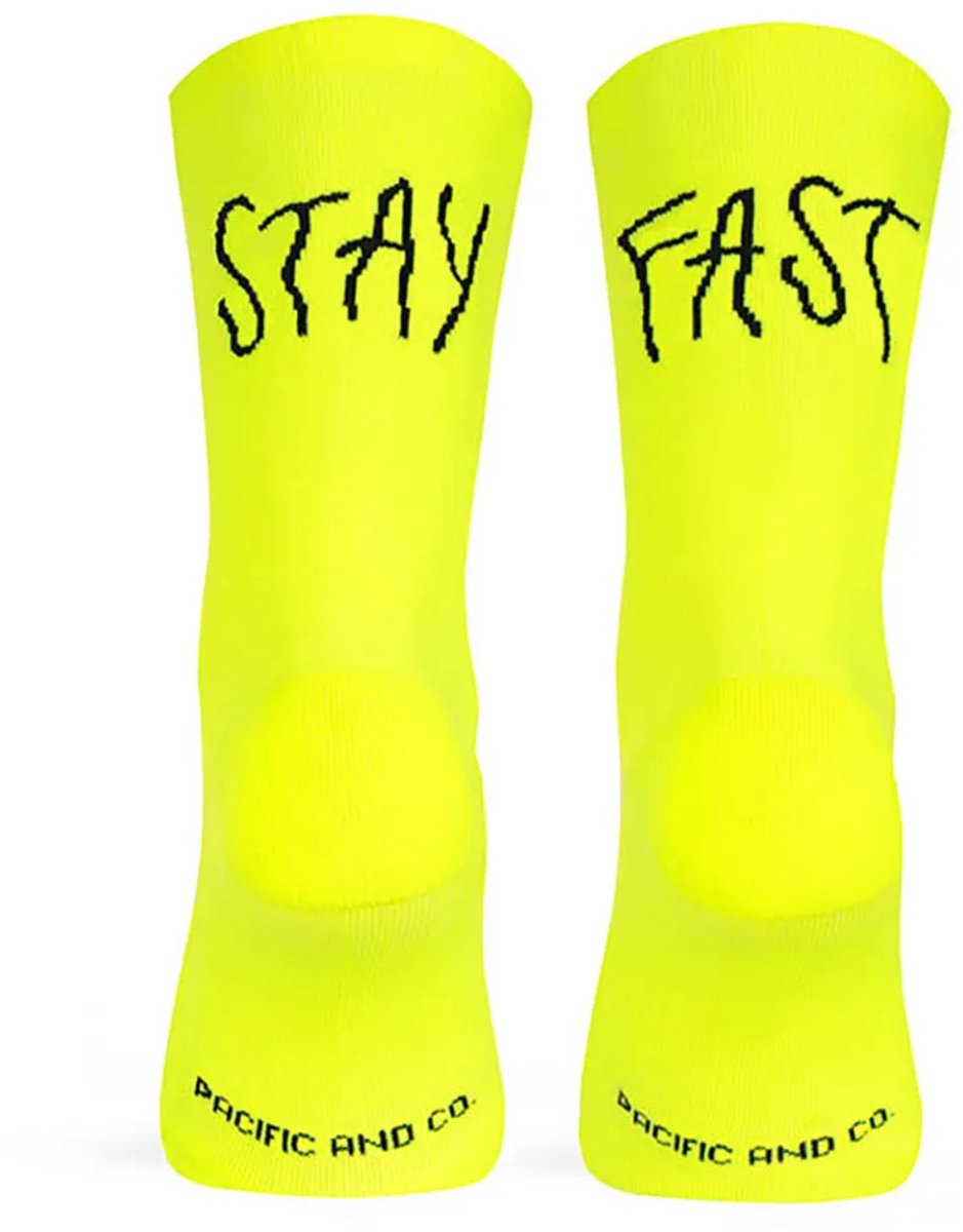 Pacific Socks Stay Fast Korte Sokken Geel EU 42-45