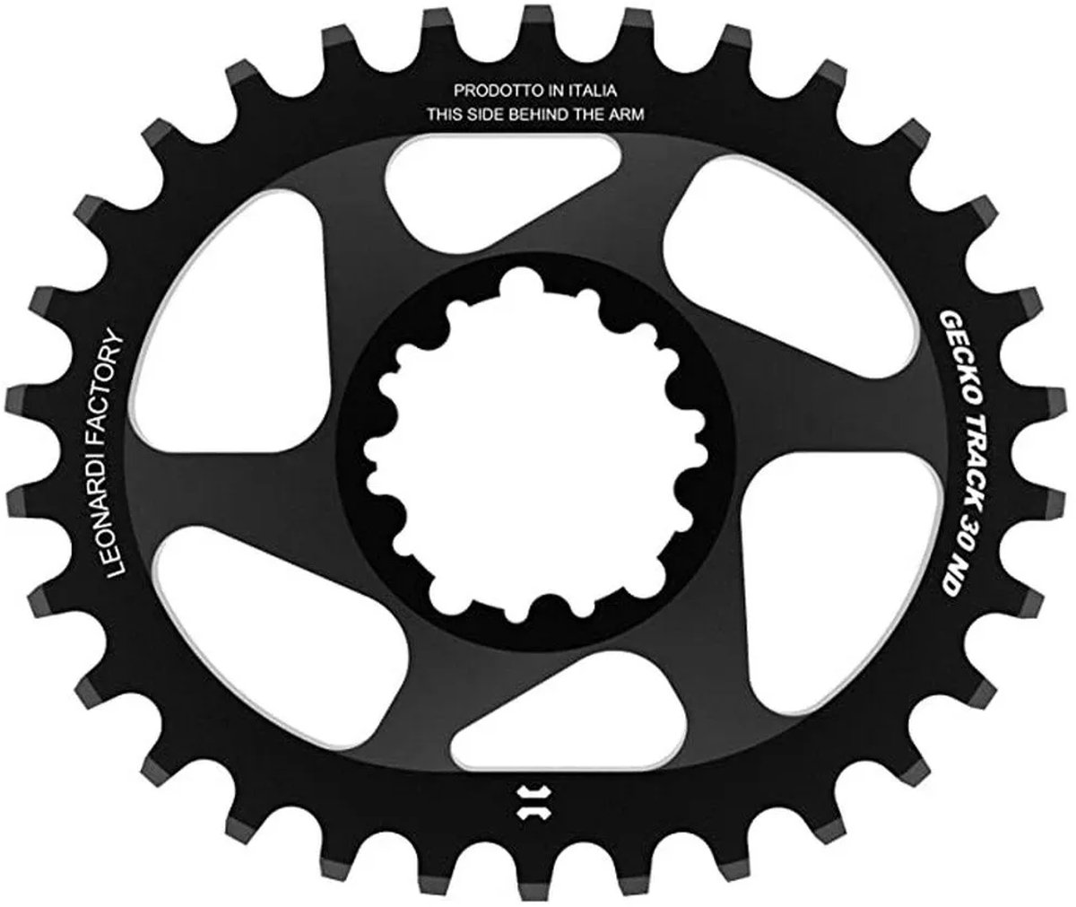 Leonardi Racing Gecko Track Sram Bb30 Dm Offset Ovaal Kettingblad 0 Mm Zwart 32t