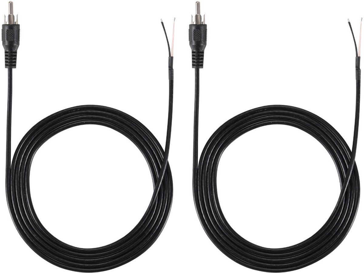 1,5 m RCA naar luidsprekerkabel - 2 Stuks