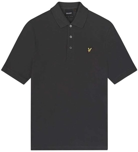 Lyle & Scott Polos & T-shirts Homme Polo uni - Grijs - Taille XS
