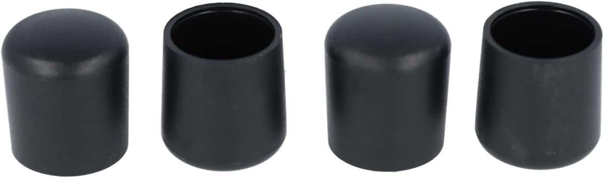 Ronde stoelpootdoppen 13 mm - 4 stuks - Mobiele en duurzame buisdoppen