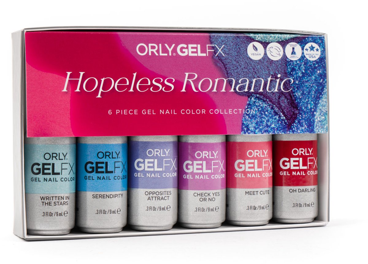 ORLY GELFX GelColor 6 Pix HOPELESS ROMANTIC