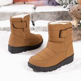 Snowboots - Sneeuwlaarzen -Winter Sneeuwlaars Dames - Waterdichte Sneeuwlaarzen - Winter Voert Warme -Kurkuma - Maat 40