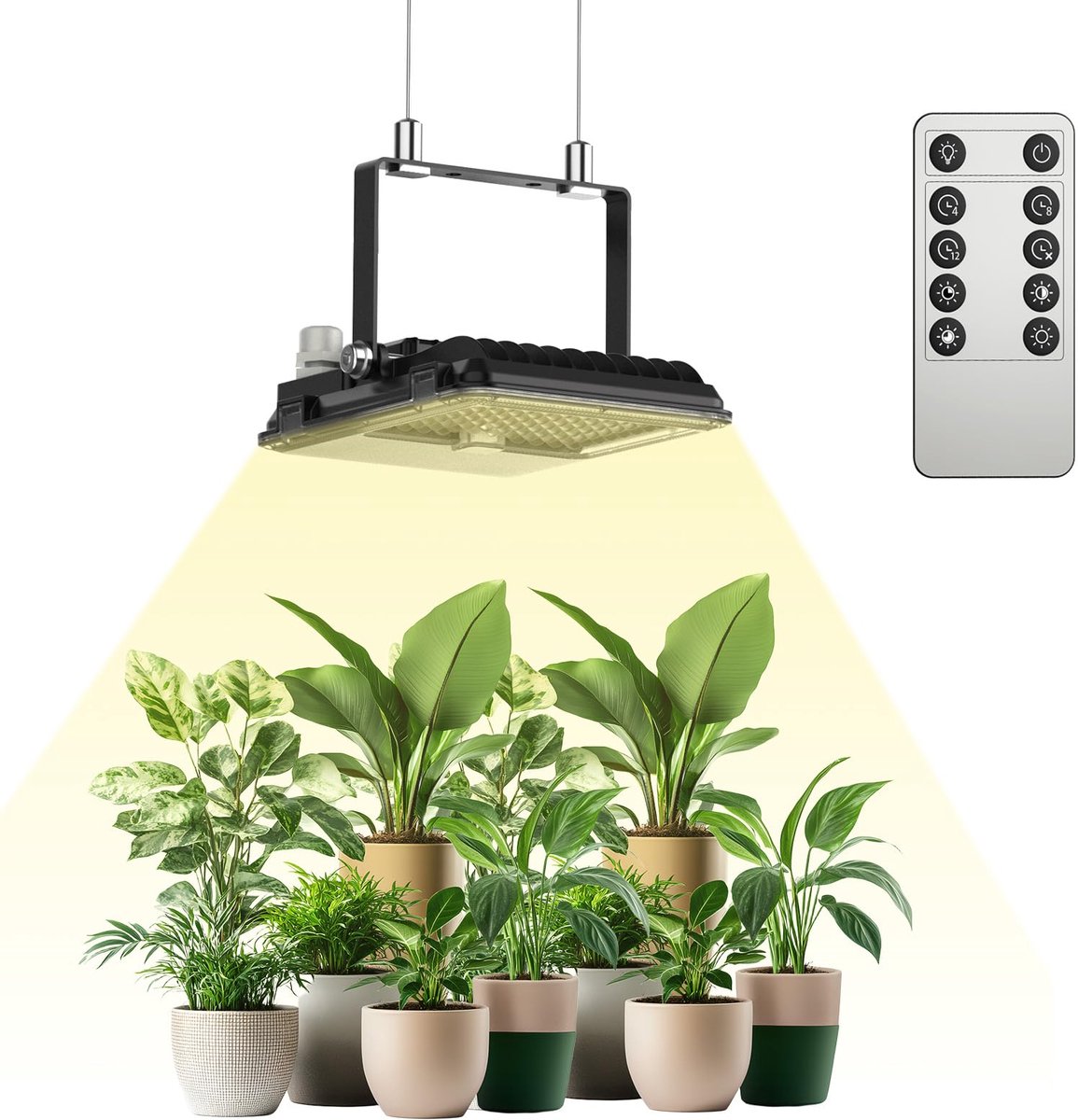 Ibenzoa® Energiezuinige LED kweeklamp voor binnenplanten met volledig spectrum