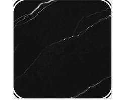 24Supply Plaktegels - Vloer plaktegel - Tegelsticker - Zelfklevend 3D - 10 Stuks - Marmerlook - Zwart - Plaktegels keuken & badkamer - Plak tegels - Sticktiles - 30 cm x 30 cm